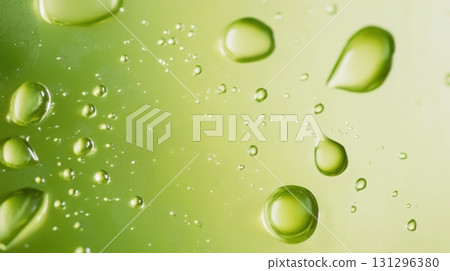 Organic oil in use for dewy, glowing skin - perfect for wellness and clean beauty visuals. 131296380