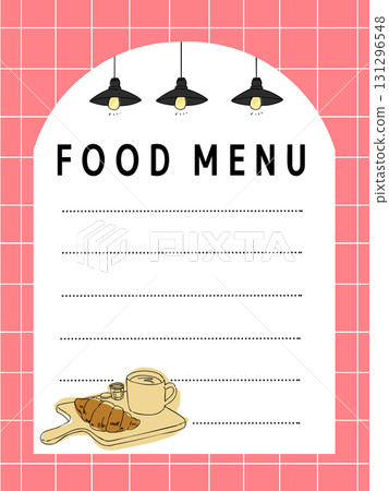 Stylish cafe menu, design, hand-drawn illustrations, and signboards Stylish cafe menu, design, hand-drawn illustrations, and signboards 131296548