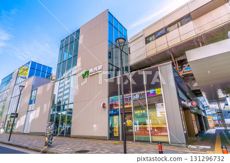 Yokohama cityscape, Japan, September 26th. View of Kannai Station (north exit) and other areas. 131296732