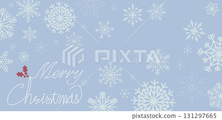 雪花圖案裝飾，聖誕插畫 131297665