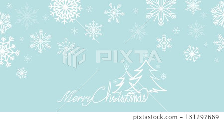 Snowflake pattern decoration, Christmas illustration 131297669