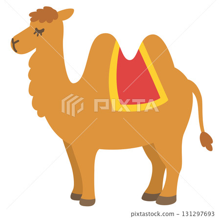 Camel Bactrian camel Sand dunes Camel Bactrian camel Sand dunes 131297693