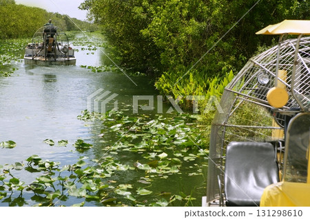 Airboat in Everglades Florida Big Cypress 131298610