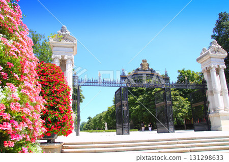Madrid Puerta de Espana Buen Retiro Park door Madrid Madrid Puerta de Espana Buen Retiro Park door Madrid 131298633