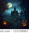 spooky halloween 131298861