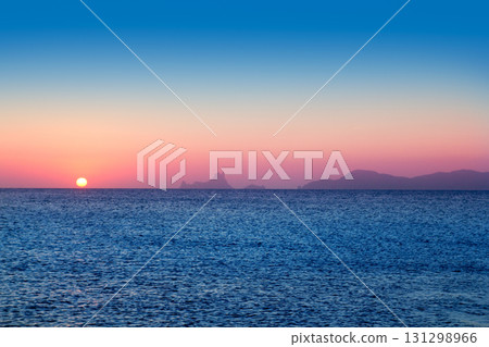 Ibiza sunset from Formentera with Es Vedra Ibiza sunset from Formentera with Es Vedra 131298966