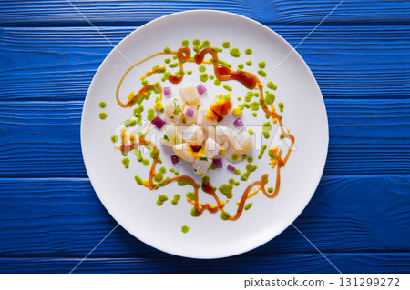 Ceviche recipe modern gastronomy style Ceviche recipe modern gastronomy style 131299272