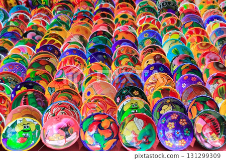 clay ceramic plates from Mexico colorful clay ceramic plates from Mexico colorful 131299309