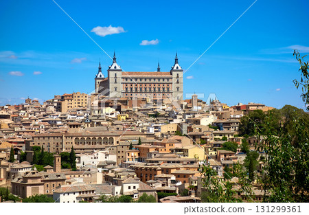 Toledo skyline in Castile La Mancha Spain 131299361