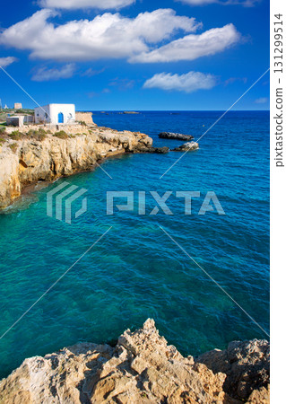 tabarca island alicante mediterranean blue sea 131299514