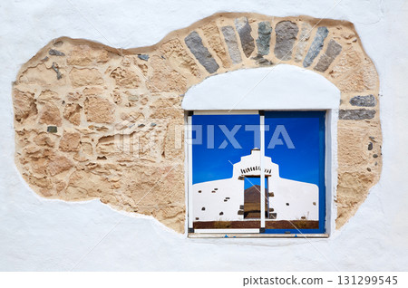 Fuerteventura a white window photomount 131299545