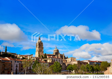 Salamanca skyline and Cathedral Spain Salamanca skyline and Cathedral Spain 131299593