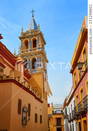 Seville Santa Ana church in Spain at Triana Seville Santa Ana church in Spain at Triana 131299601