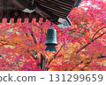 Nanzenji Temple bell and autumn leaves 131299659