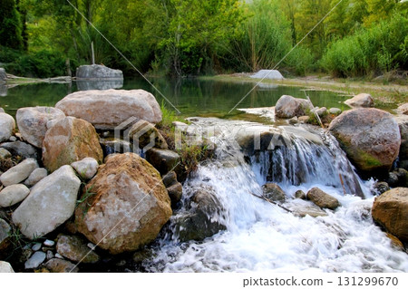 Mijares river near Montanejos nature Castellon 131299670