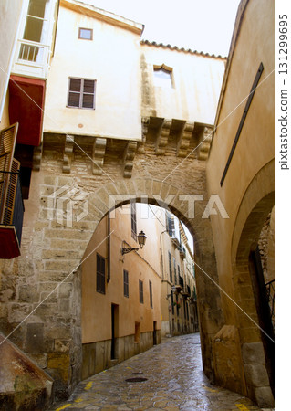 arches of Barrio Calatrava Los Patios in Majorca at Palma arches of Barrio Calatrava Los Patios in Majorca at Palma 131299695