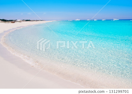 Illetes Formentera East beach tropical turquoise Illetes Formentera East beach tropical turquoise 131299701