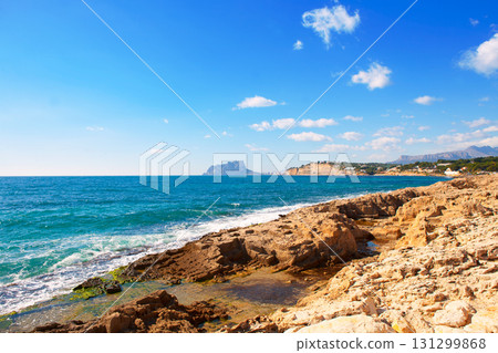 Ifach Penon view from Moraira alicante Ifach Penon view from Moraira alicante 131299868