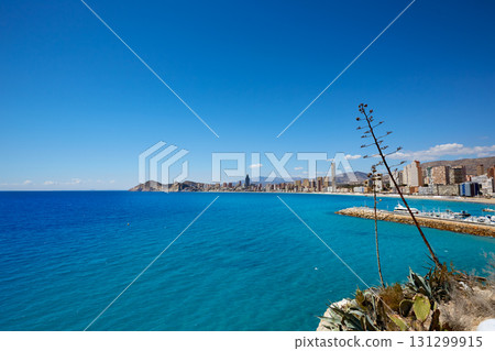 Benidorm Poniente beach in Alicante Spain Benidorm Poniente beach in Alicante Spain 131299915