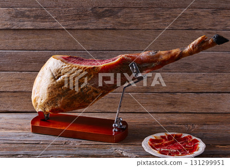 Iberian ham pata negra from Spain Iberian ham pata negra from Spain 131299951