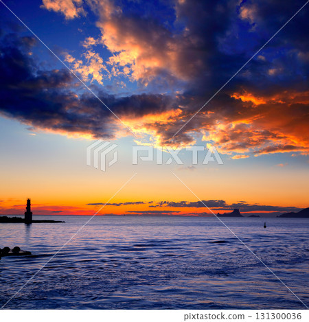 Sunset from La Savina lighthouse in Formentera 131300036