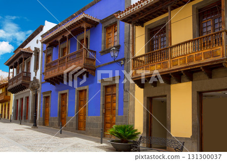 Gran Canaria Teror colorful facades 131300037