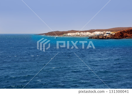 Lanzarote El Golfo Atlantic ocean cityscape 131300041