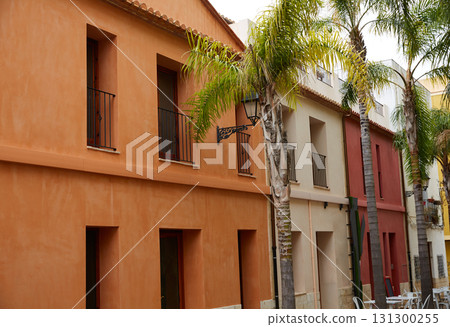 Denia street Loreto facades in Alicante spain Denia street Loreto facades in Alicante spain 131300255