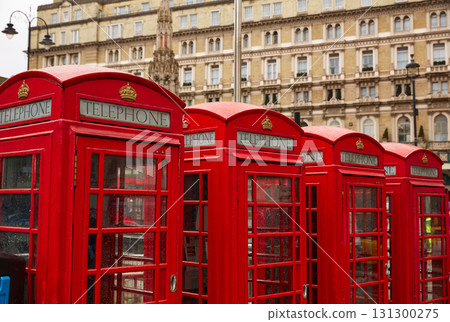 London old red Telephone boxes London old red Telephone boxes 131300275