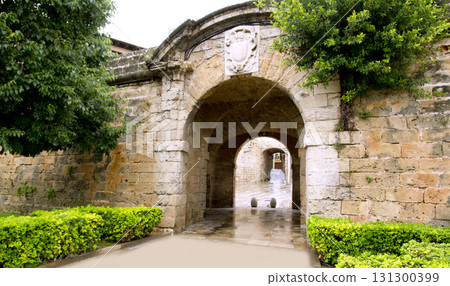 arches of Barrio Calatrava Los Patios in Majorca at Palma 131300399