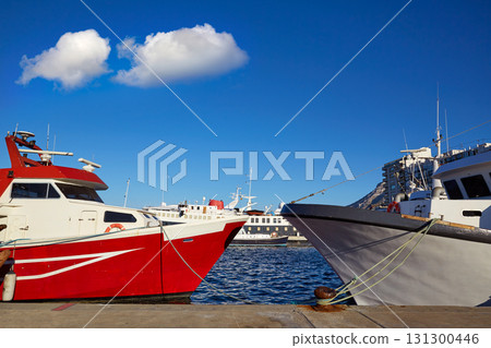 Denia marina boats port in Alicante Spain Denia marina boats port in Alicante Spain 131300446