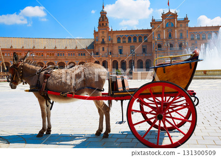 Seville Sevilla Plaza Espana Andalusia Spain 131300509