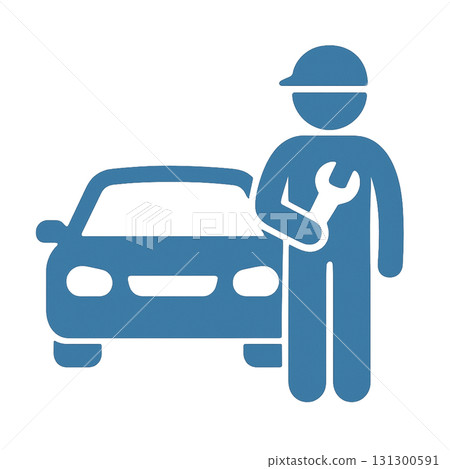 汽車修理工象形圖 131300591
