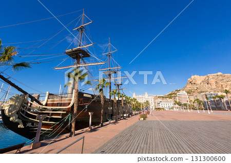 alicante marina port boats in Mediterranean spain 131300600