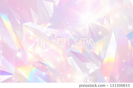 美麗的水晶背景紋理粉紅色 131300653