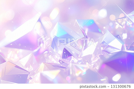 美麗的水晶背景紋理紫色 131300676