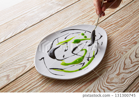 Molecular gastonomy chef preparation spots 131300745