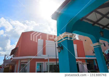 Cozumel island houses in mayan Mexico Cozumel island houses in mayan Mexico 131300748