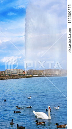 Geneva Geneve lake water Jet D'eau Switzerland Geneva Geneve lake water Jet D'eau Switzerland 131300753