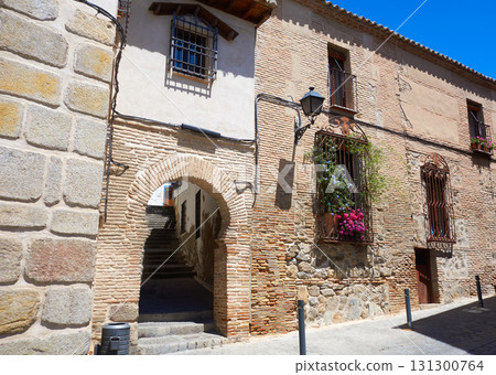 Toledo facades in Castile La Mancha Spain Toledo facades in Castile La Mancha Spain 131300764