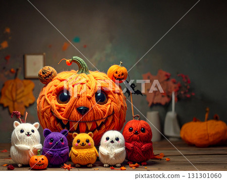 Monsters preparing for Halloween 131301060