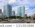 Kaihin Makuhari Station intersection and business district 131301886