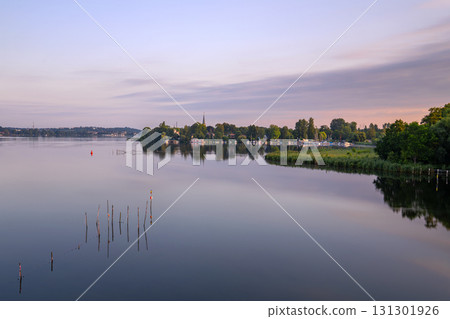 Sunrise, Havelland close to Potsdam, Brandenburg, Germany 131301926