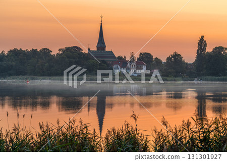 Sunrise, Havelland close to Potsdam, Brandenburg, Germany 131301927