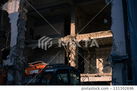 Demolition work site Demolition work site 131302696