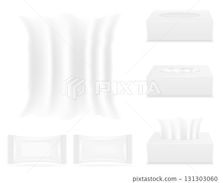tissue box and package vector illustration 131303060