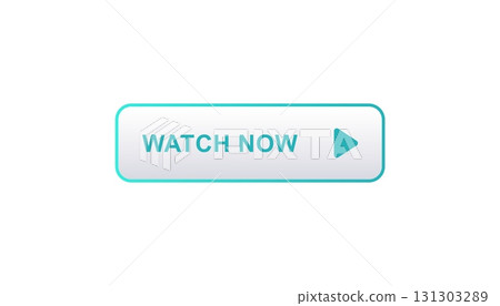 Watch now button with play icon for quick and easy access to online streaming services Watch now button with play icon for quick and easy access to online streaming services 131303289