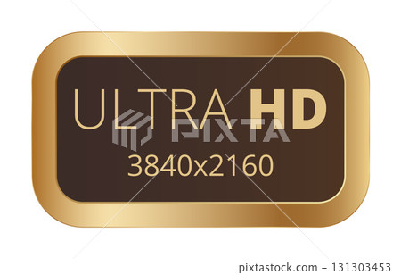 Ultra hd 3840x2160 golden label Ultra hd 3840x2160 golden label 131303453