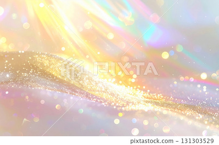 Sparkling yellow fantastic background material 131303529