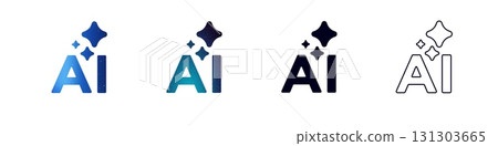 Ai graphics with creative star design and minimalist style for technology applications Ai graphics with creative star design and minimalist style for technology applications 131303665